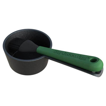 Big Green EGG Cast Iron Sauce Pot with Basting Brush
